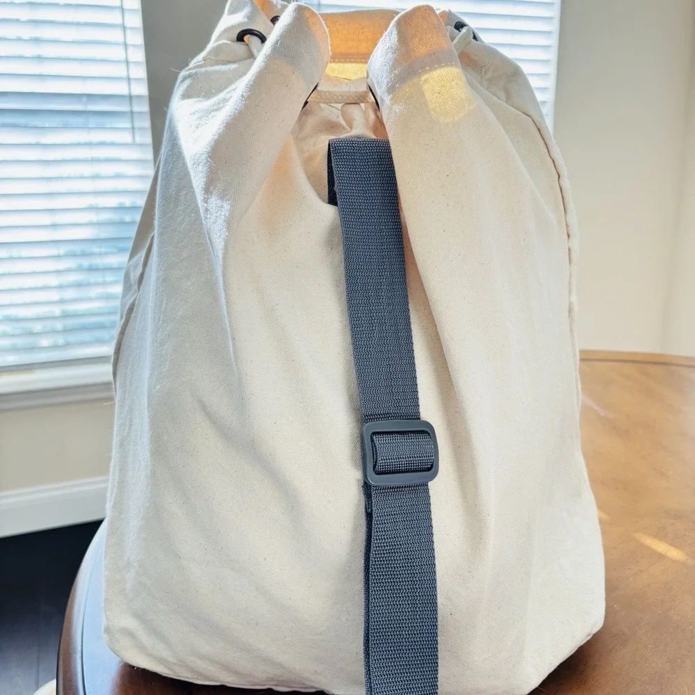 Vintage Reebok Thick Canvas Athletic Bag Tote Grunge Surf Skate Athletic Bag